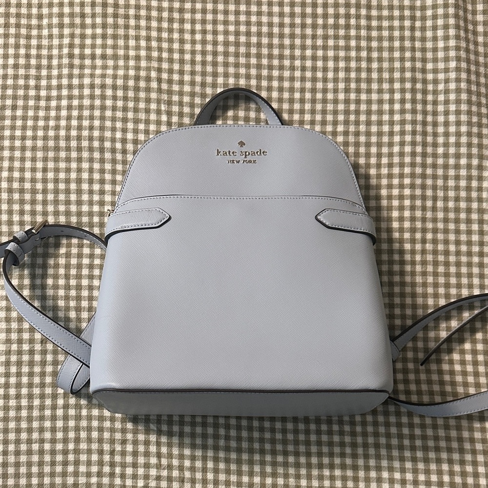 Kate Spade Staci Medium Dome Blue Backpack like new!!